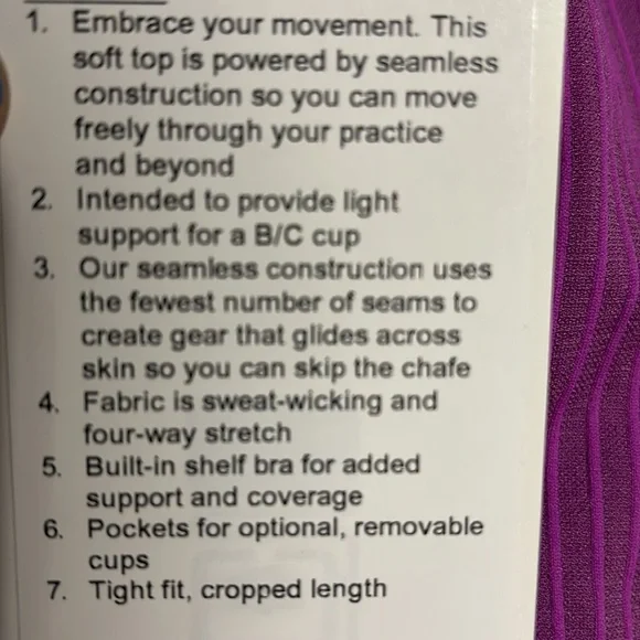 Lululemon Cropped Long Sleeve - Picture 5 of 6